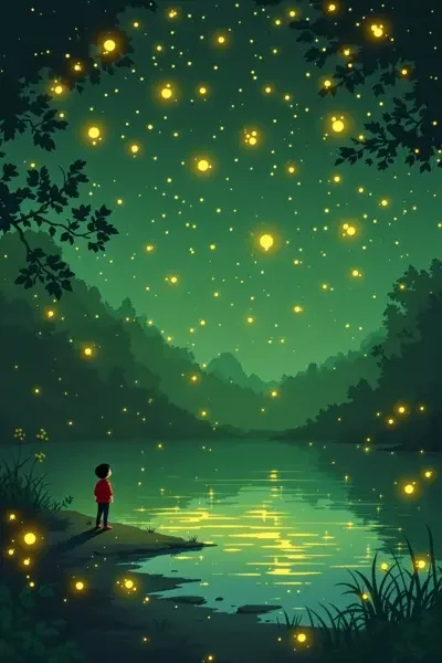 萤火虫之夜 海报